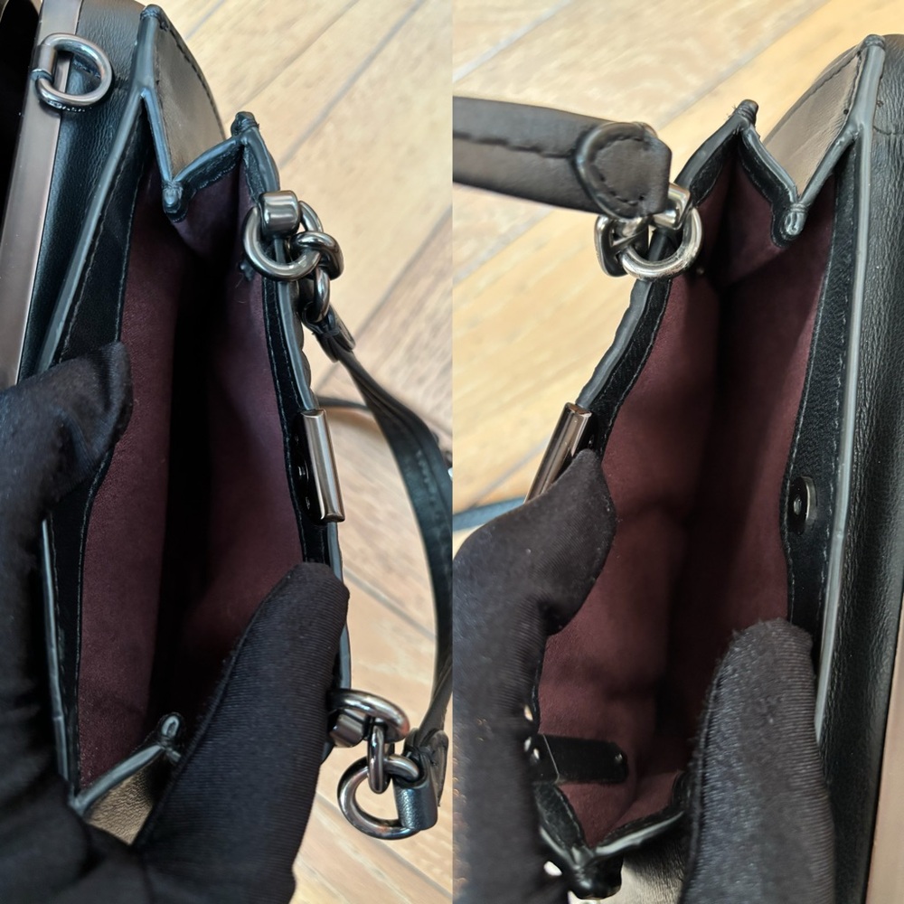 COACH Restored Kisslock Dreamer 21 With Quilting And Rivets - Picture 13 of 16